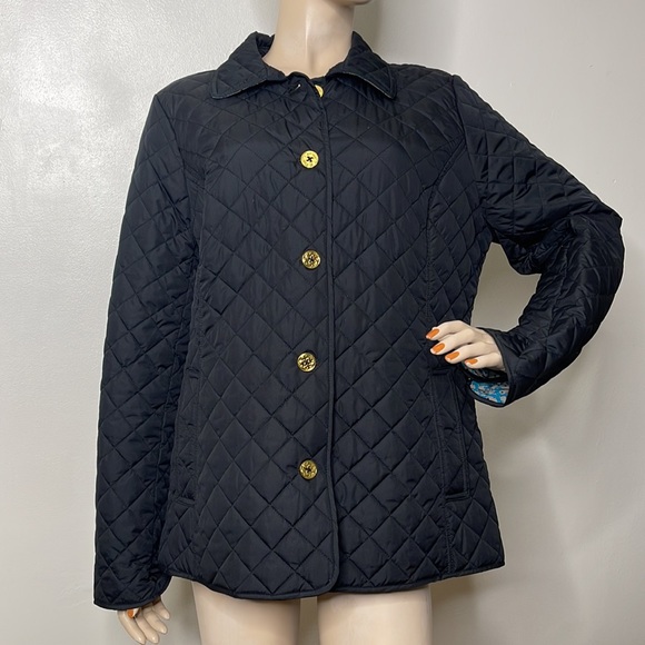 C. Wonder Black Quilted Barn Coat Jacket - Picture 6 of 16